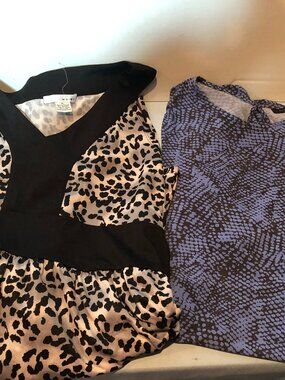 LOT of 2 Dresses - WD NY XL & Apt 9 LARGE - 19.5-20" Pit to Pit
